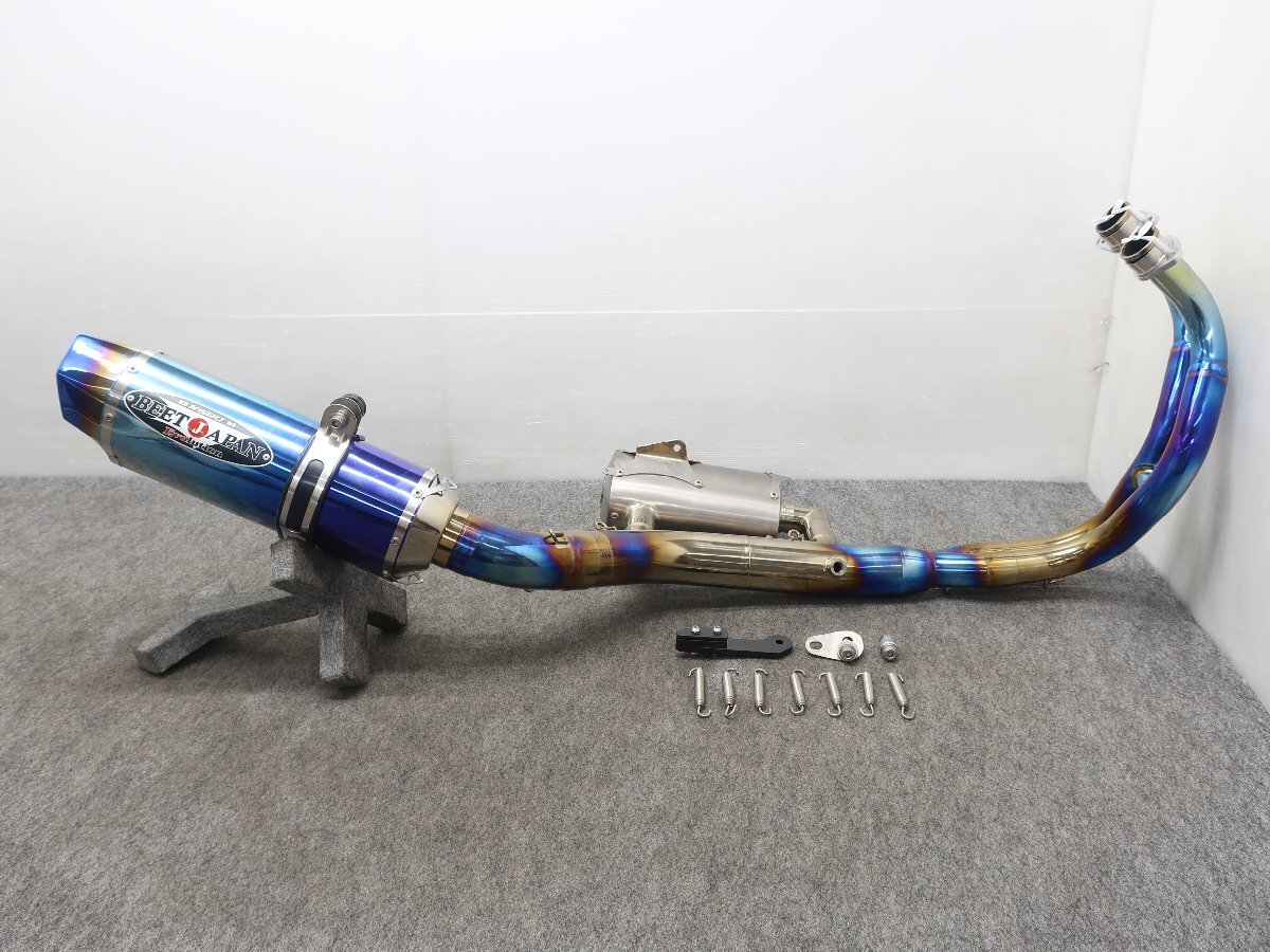 MT-07 18～ M410E(2BL-RM19J) BEET チタン フルエキ ◆返品可 T2C146L T03M 533