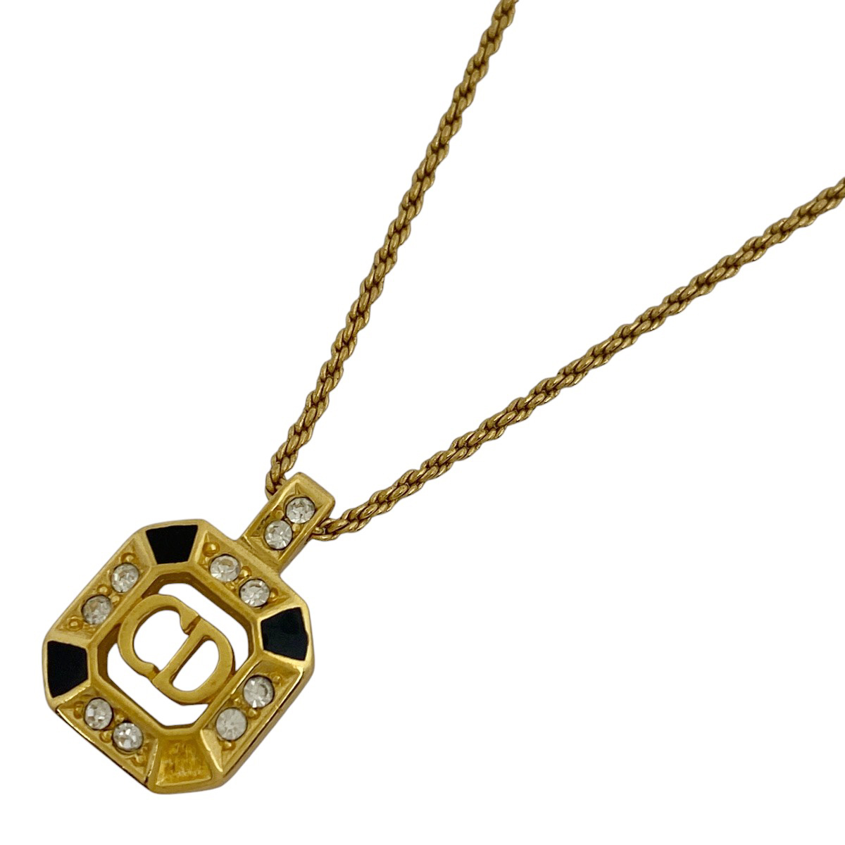遺品整理 アクセサリー他 クリスチャンディオール Christian Dior ロゴ ラインストーン