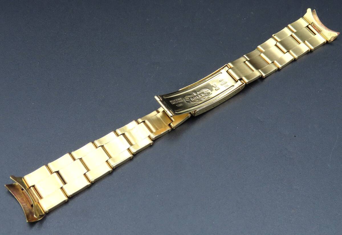 1円~! ROLEX ロレックス 純正リベットブレス 7205 FF57 18金 YG 1円~! ROLEX ロレックス 純正リベットブレス 7205 FF57 18金 YG