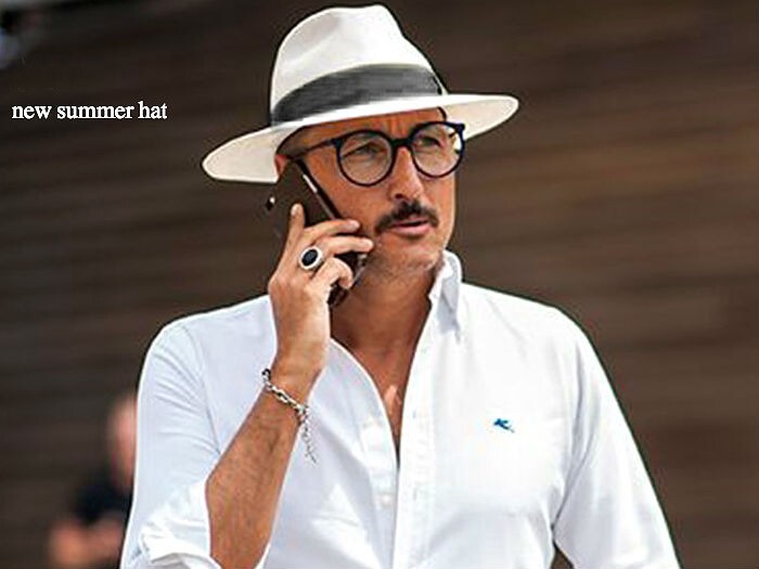 ★COOL!サイズL イタリアン メンズ ツバ広 高級 中折れ ストローハット B 58cm 59cm 麦わら帽子 紫外線防止 麻 メンズ レディース★270_画像7