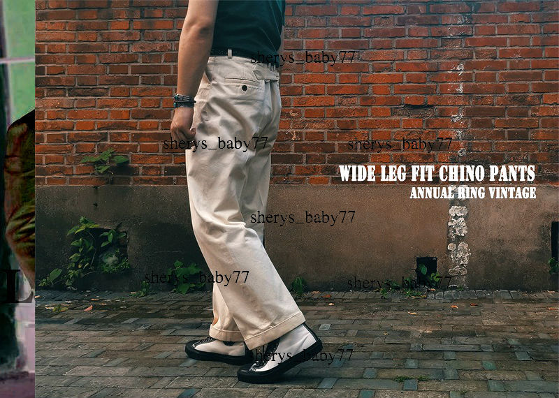 ★この高級感！イギリス軍 12oz ハイウエスト チノパンツ ヴィンテージ 復(fù)刻 ホワイト系 新品 40's ミリタリー アメカジ★MZBM260