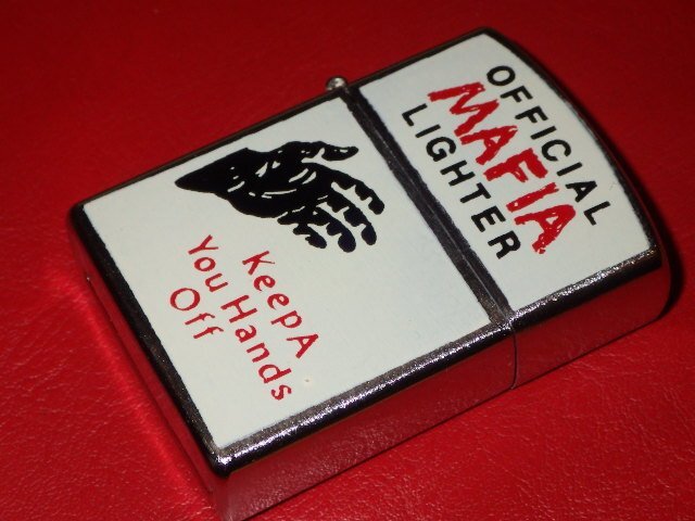 60’S★オイルライター★ビンテージ★オフィシャル マフィア ライター★ジョーク 60'S☆オイルライター☆ビンテージ☆オフィシャル マフィア