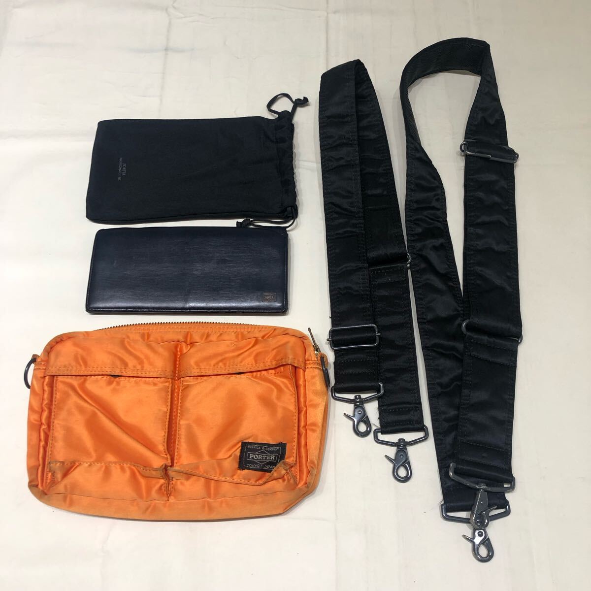 PORTER ポーター 財布 バッグ ショルダー 4点セット タンカー PORTER ポーター 財布 バッグ ショルダー 4点セット タンカー