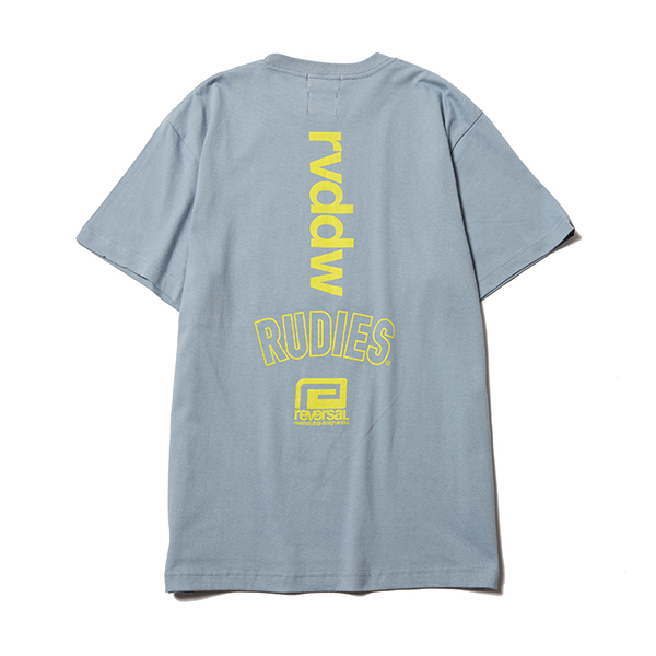 リバーサル × ルーディーズ■送料込■限定Tシャツ■ブルーM■REVERSAL uverworld 格闘技 アップルバム ヴァルゴ ニューエラ ネイタル sy32