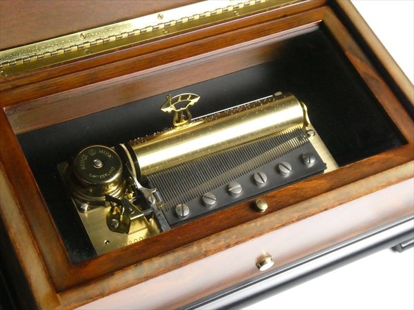 n209 REUGE リュージュ スイス製 高級オルゴール 大型 象嵌 木製 n209 REUGE リュージュ スイス製 高級オルゴール 大型 象嵌 木製