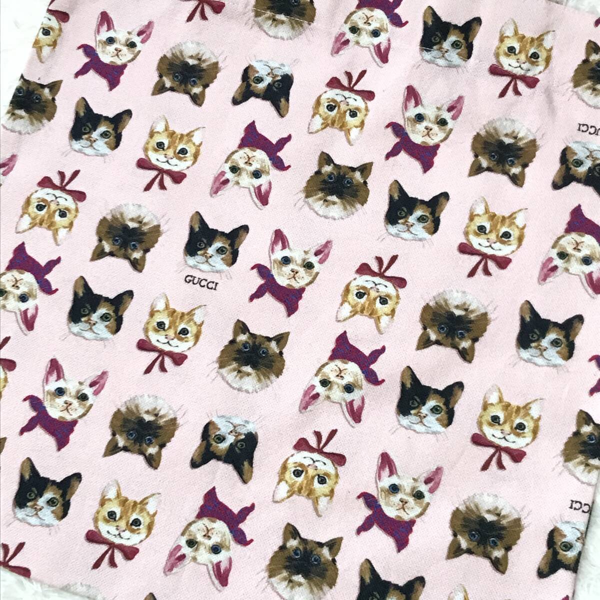 激レア GUCCI グッチ キャット プリント トートバッグ トート 激レア GUCCI グッチ キャット プリント トートバッグ トート