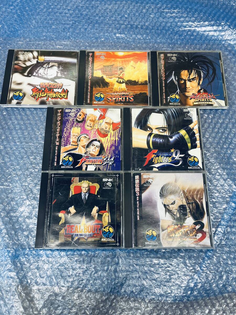 ☆NEO GEO CD サムライスピリッツ king of figther 餓狼伝説 7枚 ☆NEO GEO CD サムライスピリッツ king of figther 餓狼伝説 7枚