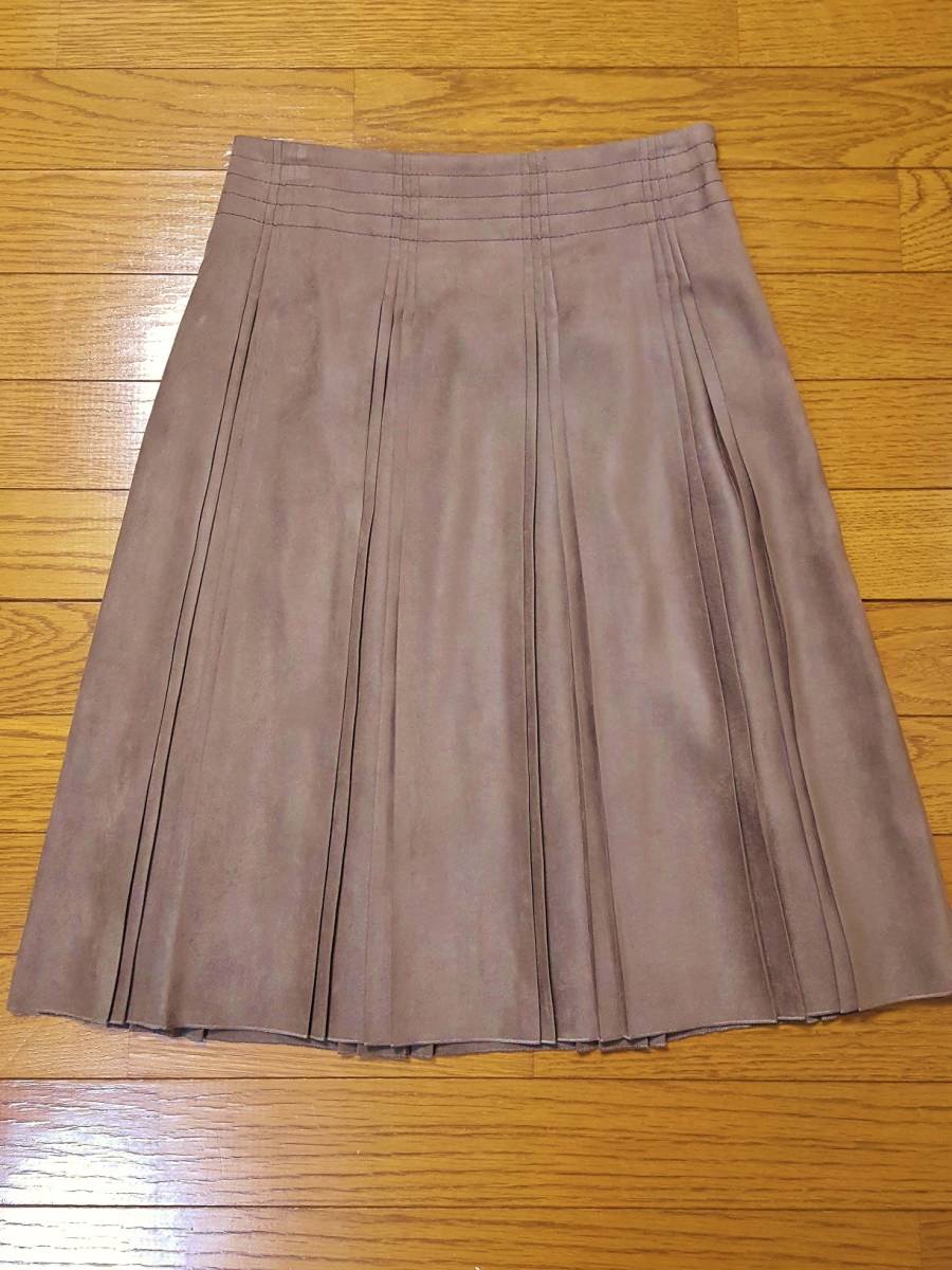 【美品】BALSEY（ボールジー）　プリーツ合皮スカート　サイズ36　TOMORROWLAND（トゥモローランド）