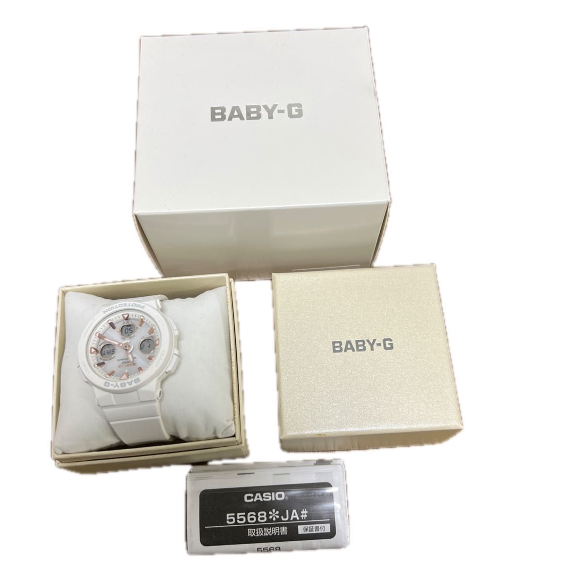 Casio BABY-G ソーラー5568 CASIO BABY-G 5568 腕時計 電波ソーラー レディース|Yahoo