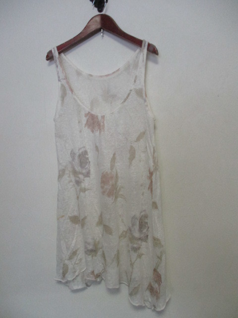 Epriris. becomes rose pattern ... braided linen knitted tunic (USED)10820②