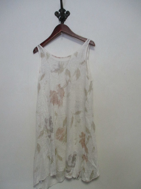 Epriris. becomes rose pattern ... braided linen knitted tunic (USED)10820②
