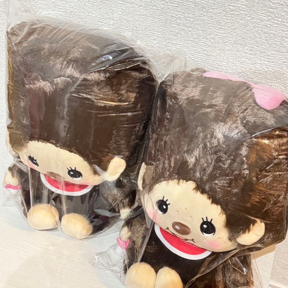 新品タグ付き】モンチッチ BIGぬいぐるみ 全2種 プライズ 新品タグ付き】モンチッチ BIGぬいぐるみ 全2種 プライズ
