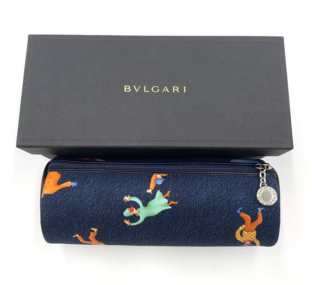 未使用 BVLGARI ブルガリ シルクコスメポーチ_画像1