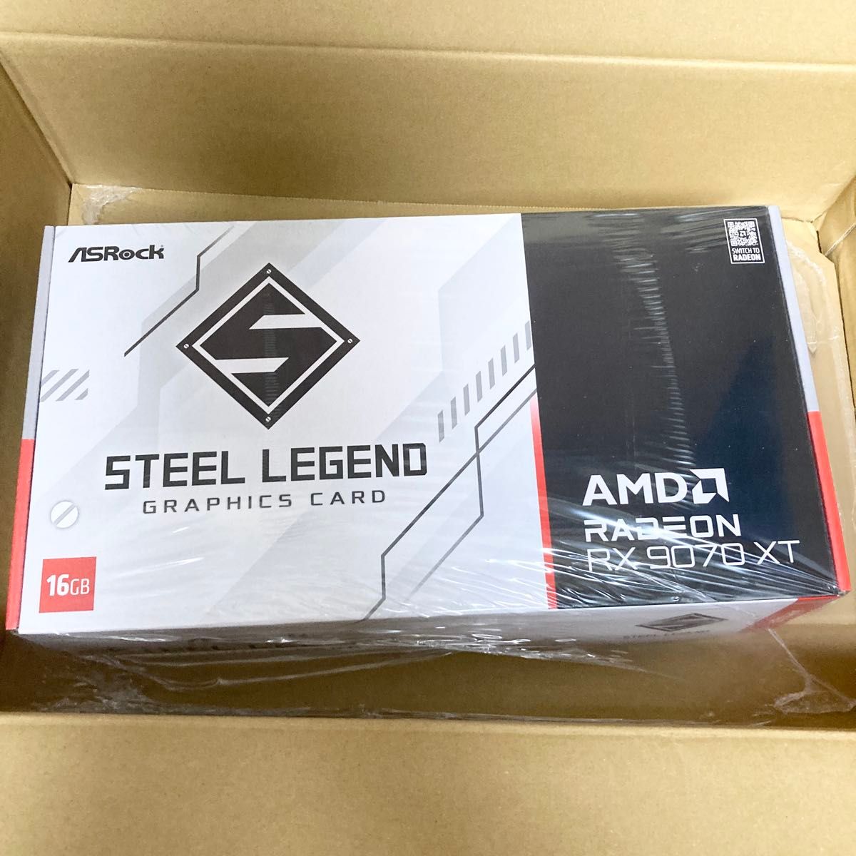 新品未開封 ASRock Radeon RX9070XT Steel Legend 16GB(AMD RX 新品未開封 ASRock Radeon RX9070XT Steel Legend 16GB(AMD RX