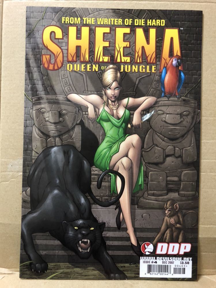 Американский комикс "Sheena Queen of the Jungle" Королева джунглей Сина Женщина Tarzan DDP судоходство 198 иена