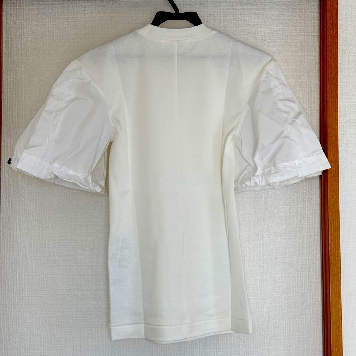 TOGA PULLA 異素材切替 半袖トップ T-shirt【新品未使用 TOGA PULLA 異素材切替 半袖トップ T-shirt【新品未使用