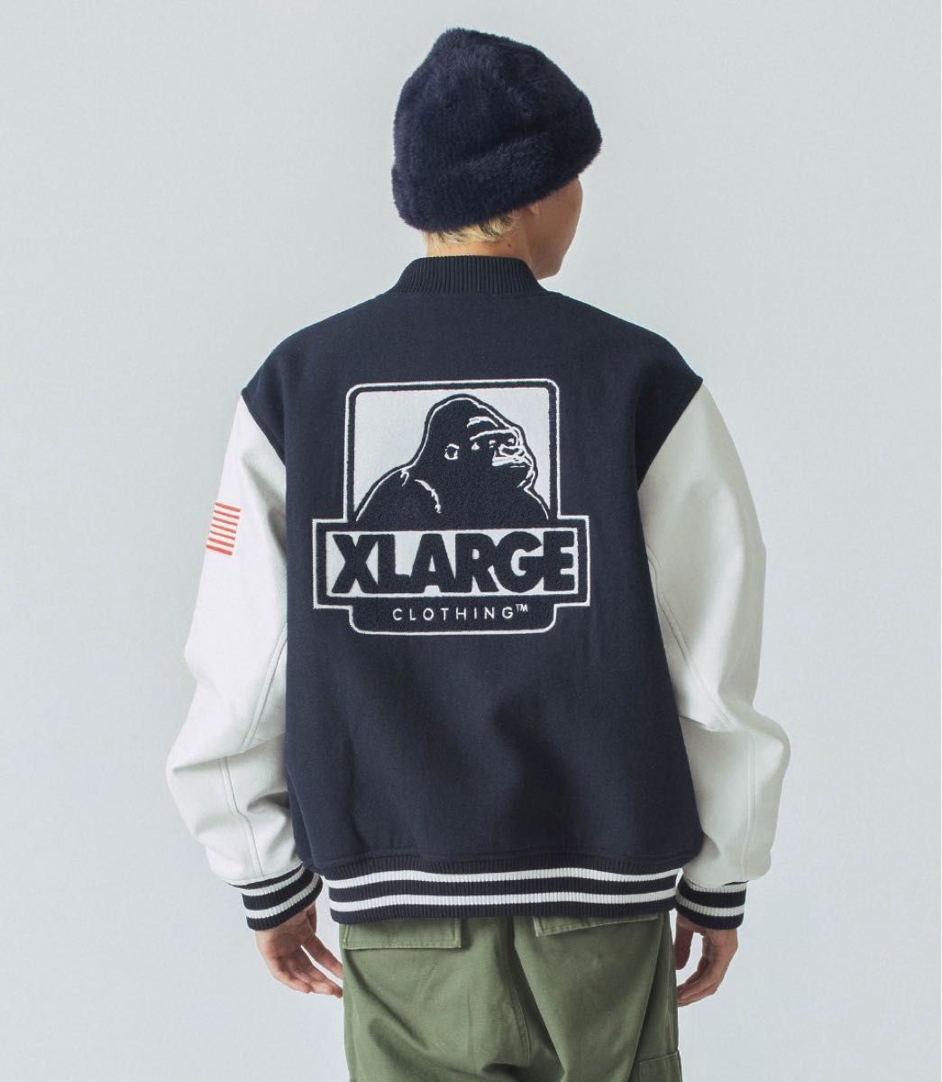 XLARGE OG LOGO VARSITY JACKET エクストララージ スタジャン XLARGE OG LOGO VARSITY JACKET エクストララージ スタジャン