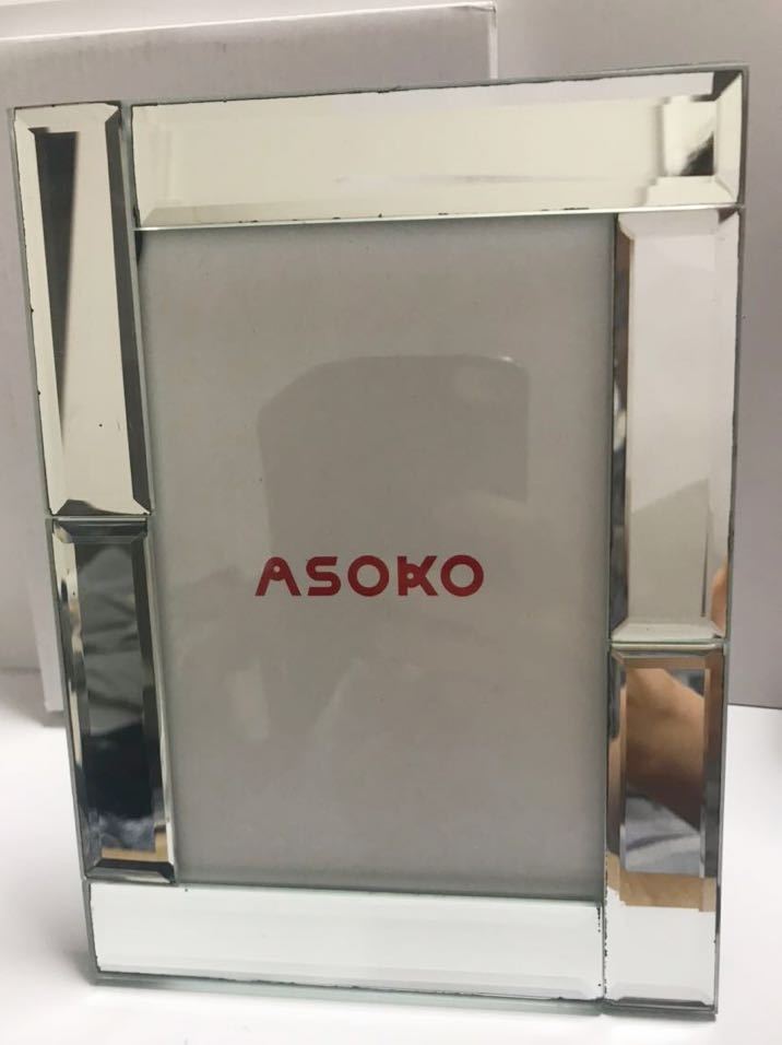 ヤフオク 新品 Asoko フォトフレーム 鏡 写真立て 立て掛