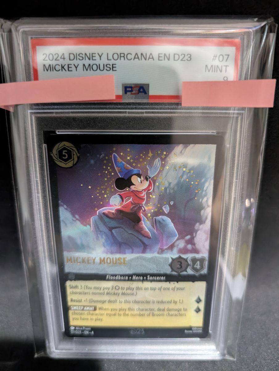 ロルカナ ミッキーマウス d23 限定 プロモ ファンタジア PSA9 ロルカナ ミッキーマウス d23 限定 プロモ ファンタジア PSA9