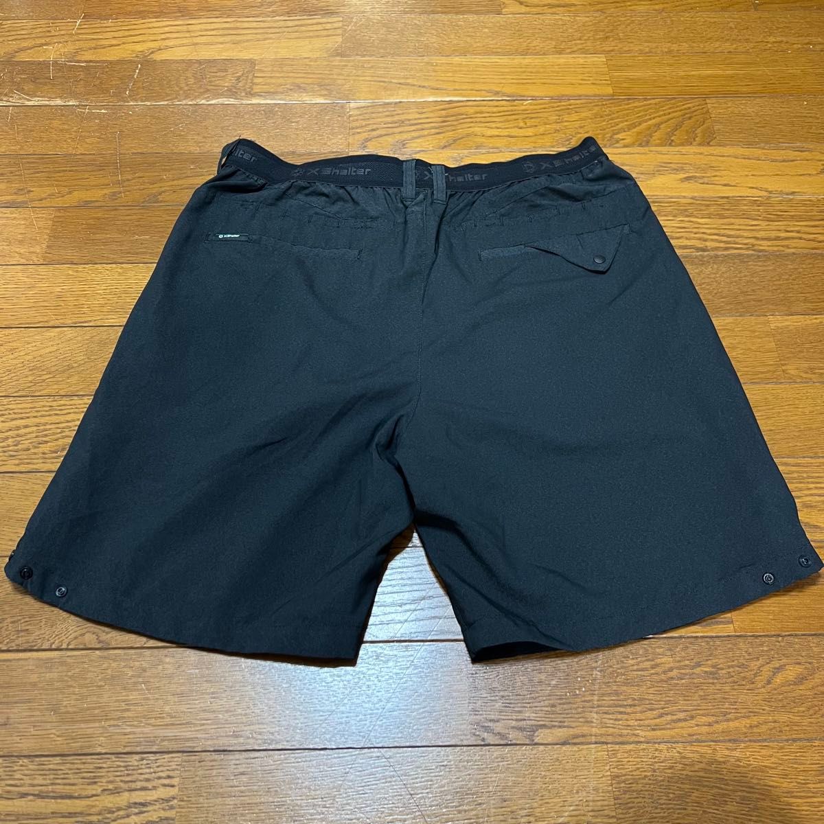 ワークマン エックスシェルター 暑熱 ショートパンツ ブラック ワークマン エックスシェルター 暑熱 ショートパンツ ブラック