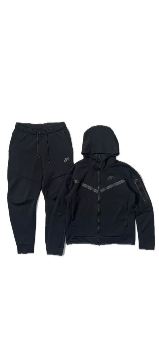 ナイキテックフリース セットアップ 上下 ブラック M/Sサイズ ナイキテックフリース セットアップ 上下 ブラック M/Sサイズ