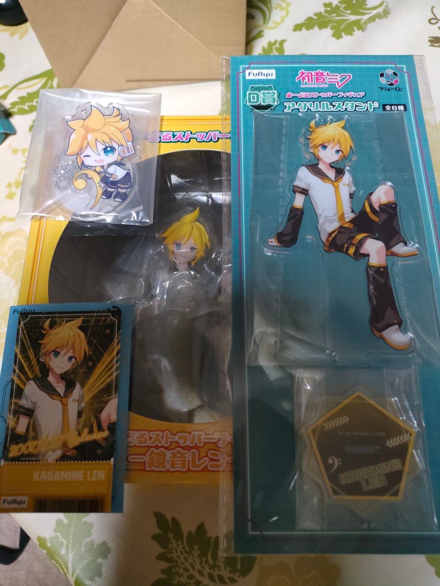 フリューくじ 初音ミクぬーどるストッパーフィギュア 鏡音レン フリューくじ 初音ミクぬーどるストッパーフィギュア 鏡音レン