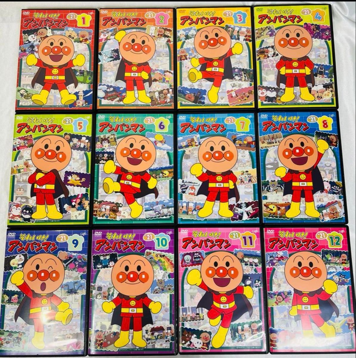 全巻セット】新品ケース付き アンパンマン '21 DVD 12本セット 全巻セット】新品ケース付き アンパンマン '21 DVD 12本セット