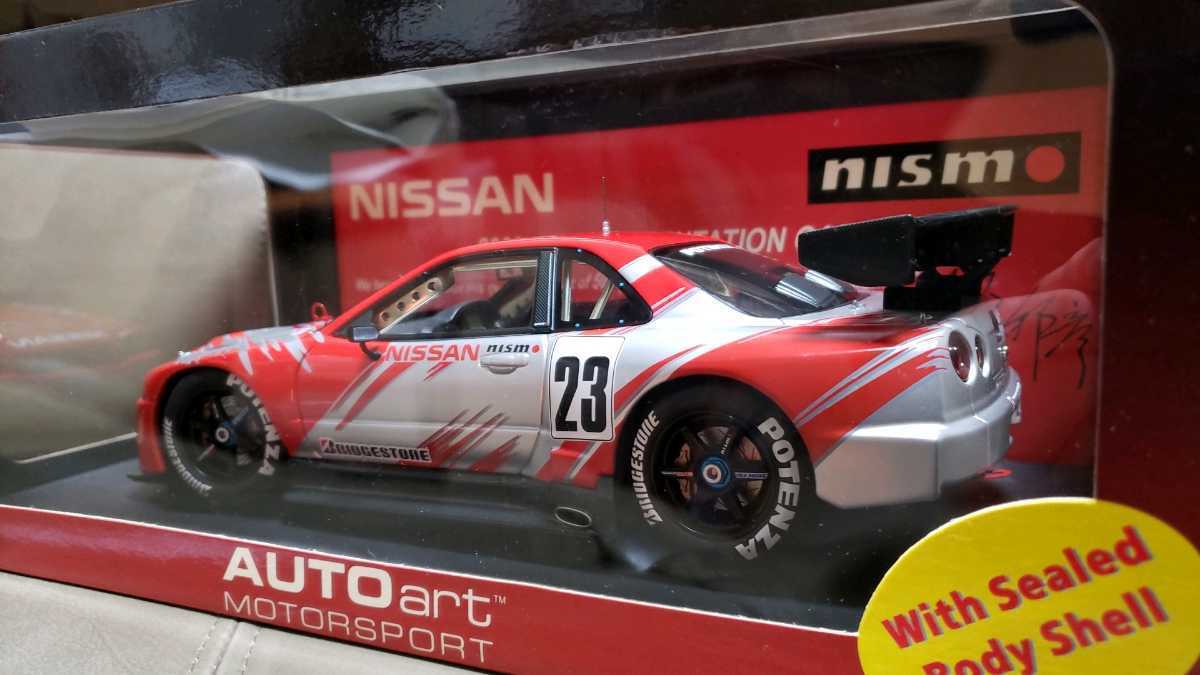  очень редкий!2002 Nismo фестиваль ограничение AUTOart производства 1/18 R34 GT-R[2002 JGTC PREZENTATION CAR]500 автомобилей ограниченного выпуска очень красивый товар 