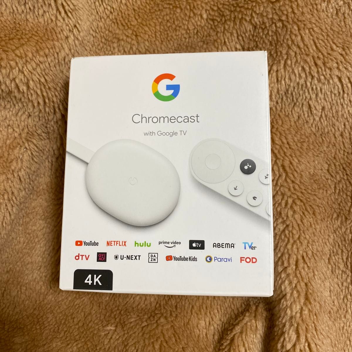 正規品 純正 Google Chromecast with TV クロームキャスト 4K