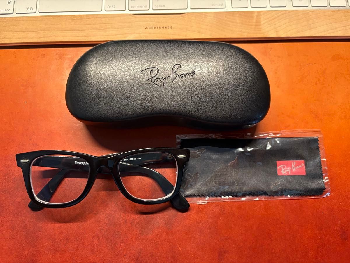 レイバン サングラス メガネ ウェイファーラー ブラック ロゴ入り RB5121 レイバン サングラス メガネ ウェイファーラー ブラック ロゴ