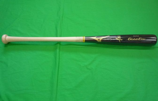 21 限定品 ミズノ 硬式用木製バット メイプル 阪神 大山型 84cm900g 1CJWH03484_画像1