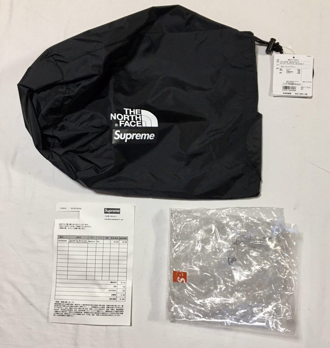 【新品】17AW SUPREME×THE NORTH FACE MOUNTAIN NUPSTE BLANKET シュプリーム×ノースフェイス マウンテンヌプシブランケット 雪山 正規_画像9