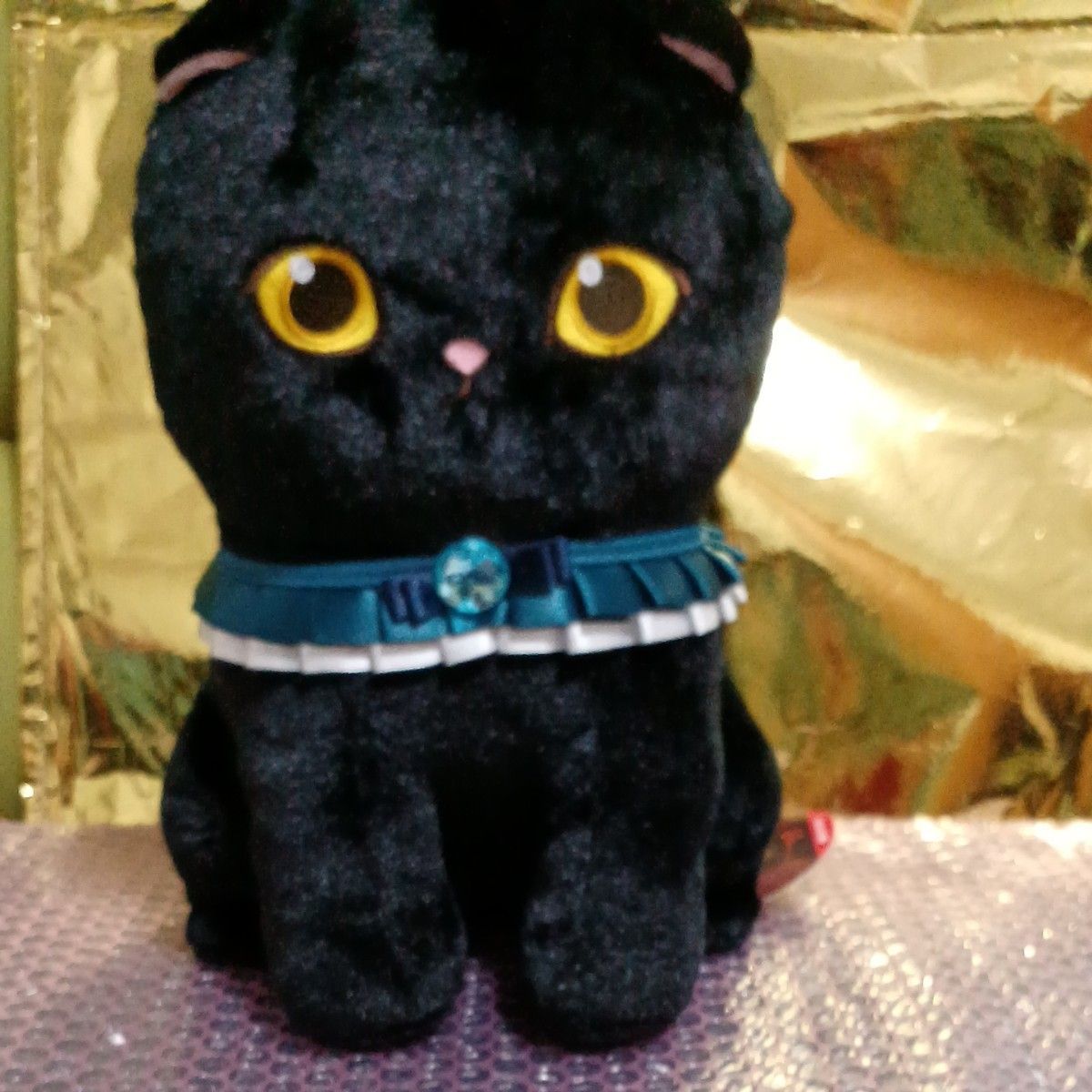 モフサンド黒仔猫にゃんBIGぬいぐるみ モフサンド黒仔猫にゃんマスコットぬいぐるみキーホルダー&ゴブラン織りクッション5点セット