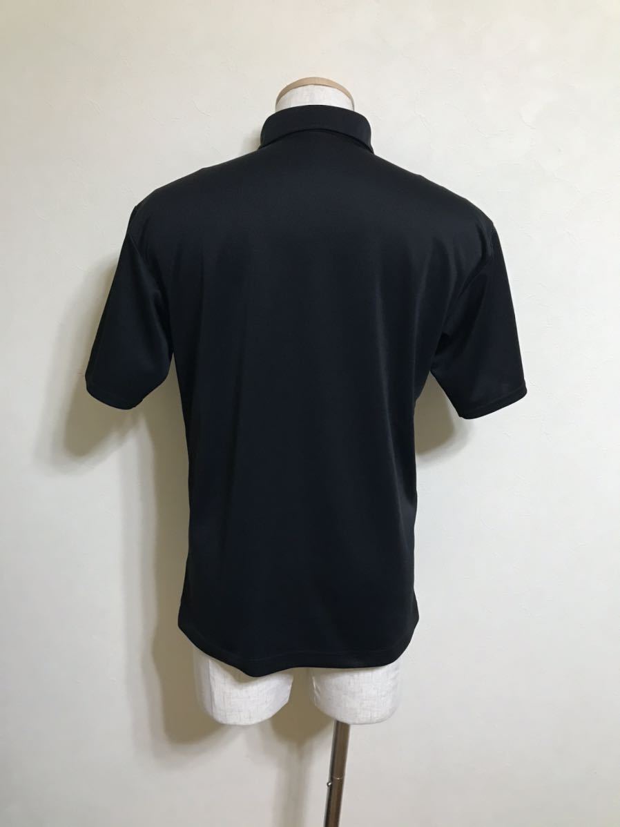 [ beautiful goods ] YONEX Yonex be leak -ru dry polo-shirt wear - tops size L short sleeves black tennis badminton Golf AS1205