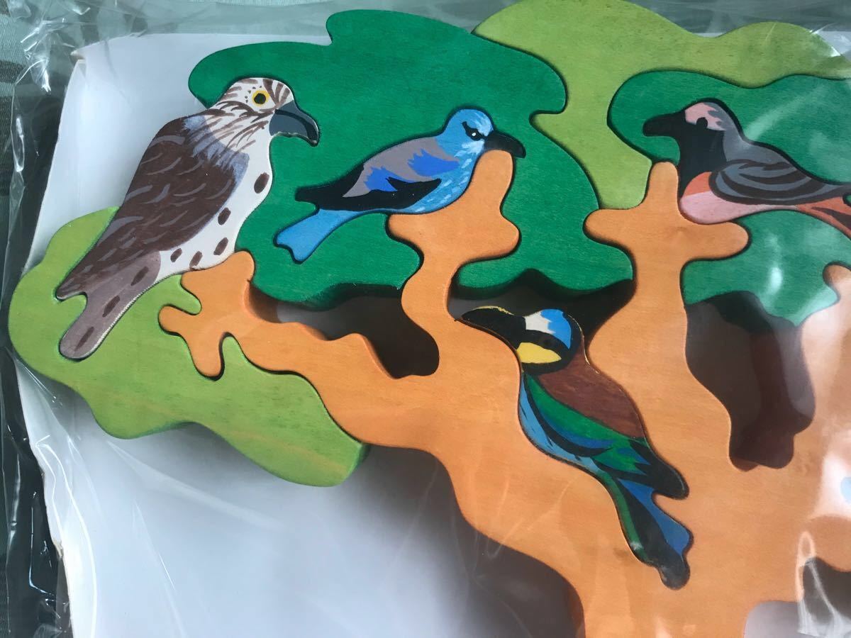 立つ木製パズル 野鳥 渡り鳥  /　FAUNA社　ハンガリー