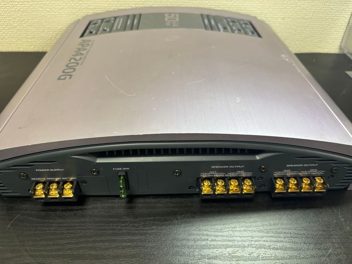 感動するチューニングアンプ アゼストAPA4200G エージング中 感動するチューニングアンプ アゼストAPA4200G エージング中