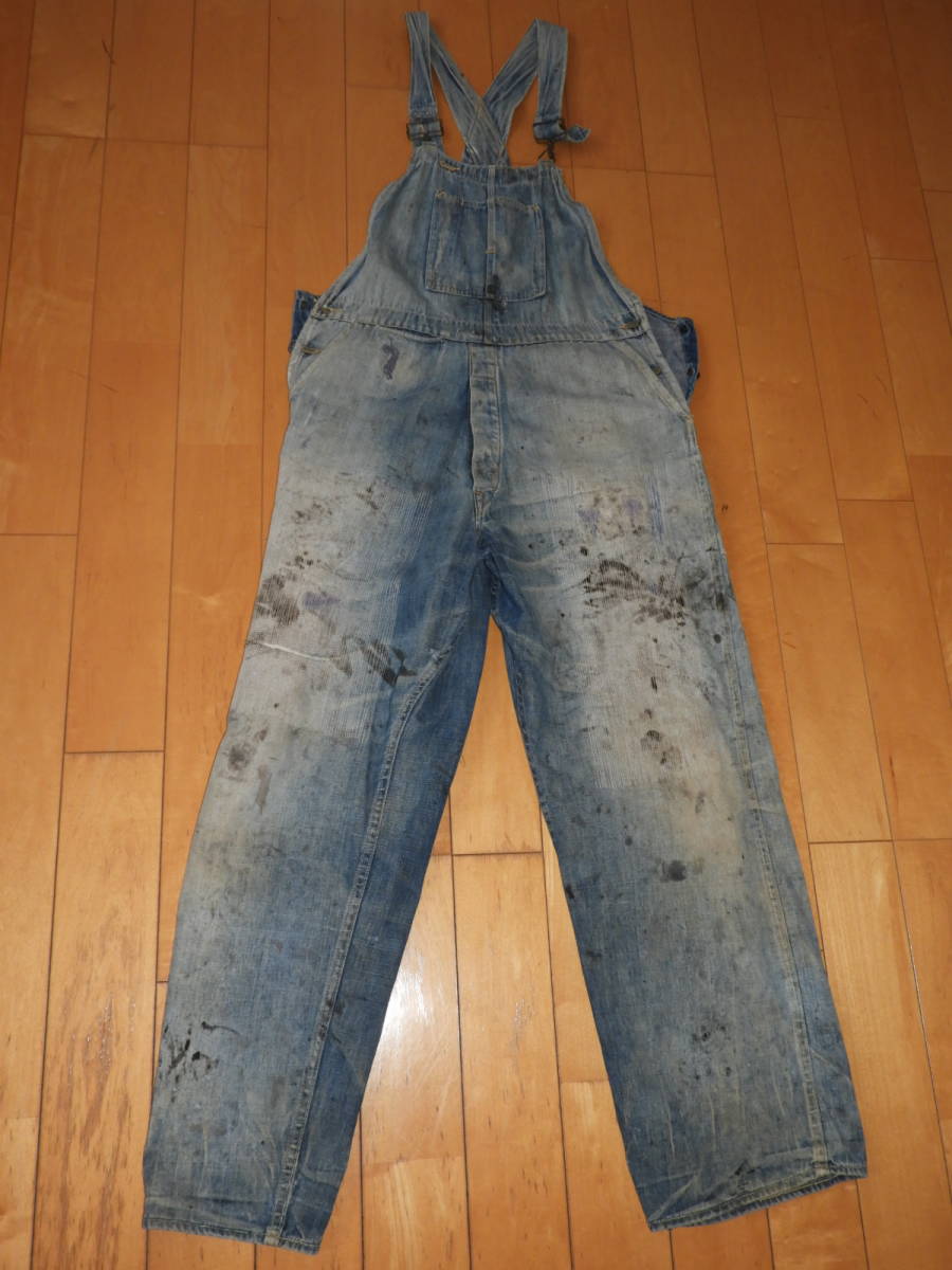 ヤフオク! - レア！LEVI'S オーバーオール20s 30s