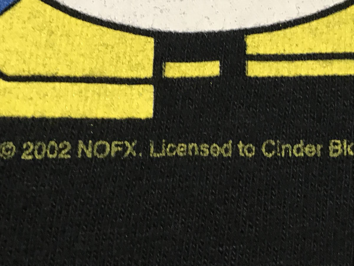NOFX Tシャツ S ノーエフエックス コピーライト 2002年 パンク ロック バンド 00s 90s_画像5