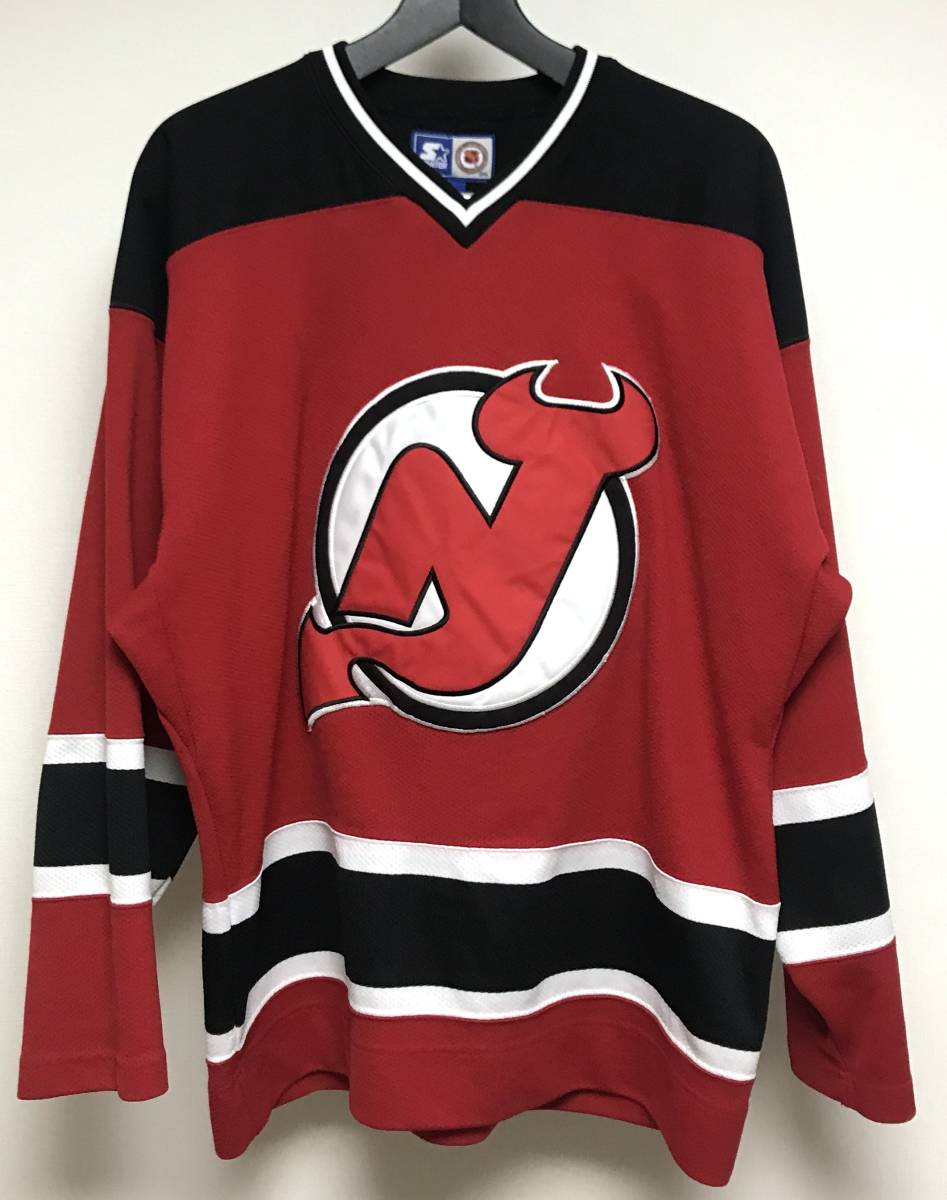 贈り物 ニュージャージー ユニフォーム ジャージ Nhl アイスホッケー M Starter デビルズ アイスホッケー Labelians Fr