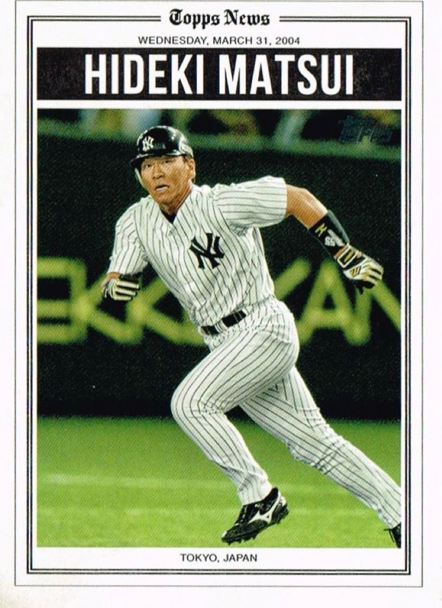 松井秀喜 インサートカード 3種セット Topps 2025 シリーズ1 松井秀喜 インサートカード 3種セット Topps 2025 シリーズ1