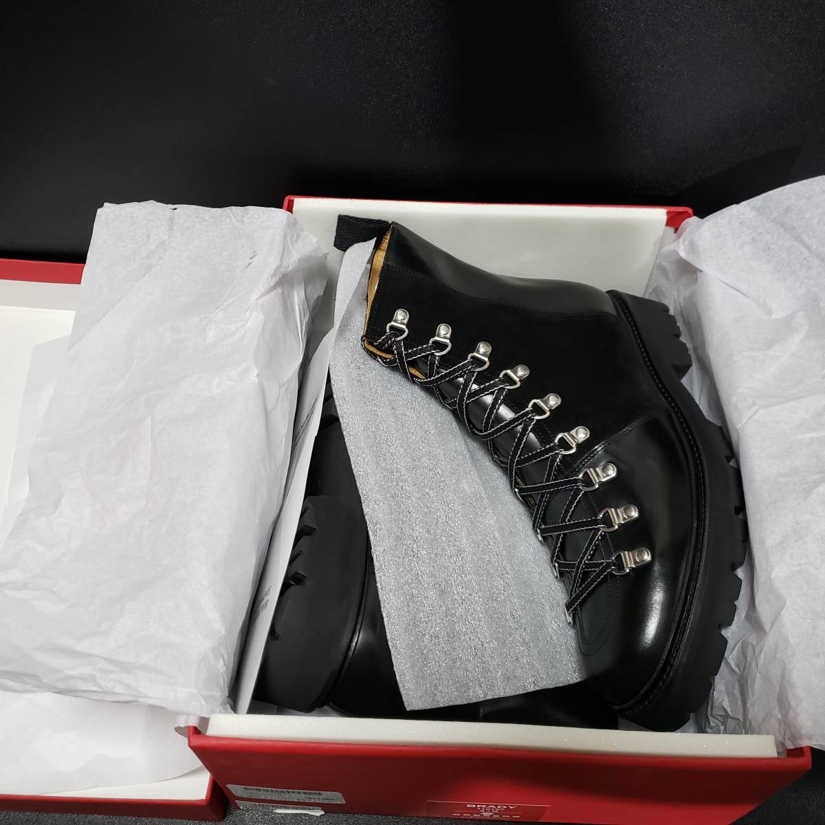 グレンソン（Grenson）G-TWO レザーブーツ BRADY 黒 9G