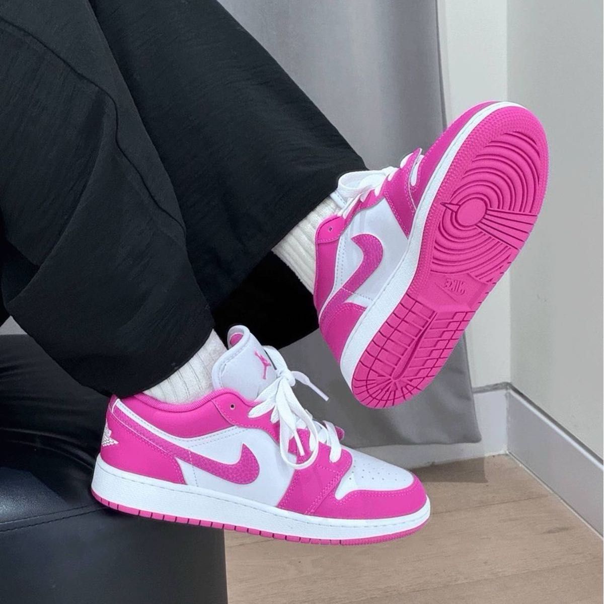 新品24cm】NIKE AIR JORDAN1LOW (GS) エアジョーダン1ピンク 新品24cm】NIKE AIR JORDAN1LOW (GS) エアジョーダン1ピンク