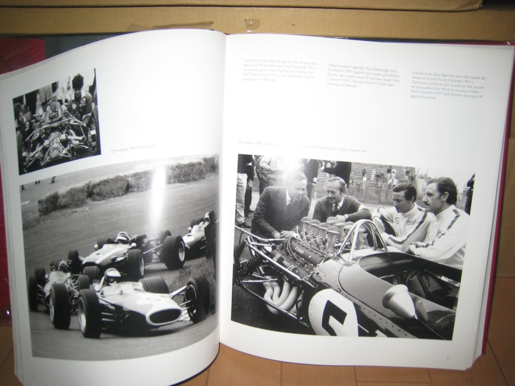 ジム・クラーク、グラハム・ヒル、、1960年代の貴重なF1写真が満載です！海外写真集　ポートレ-ト・オブ６０S　フォーミュラ１　美品_画像2