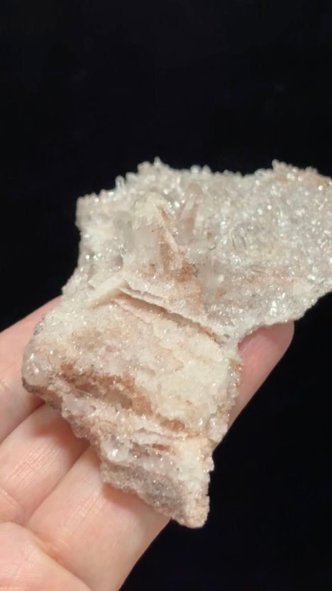 レア マニカラン水晶 サマディクォーツ クラスター 59g インドヒマラヤ山脈 格安 原石 標本 天然石