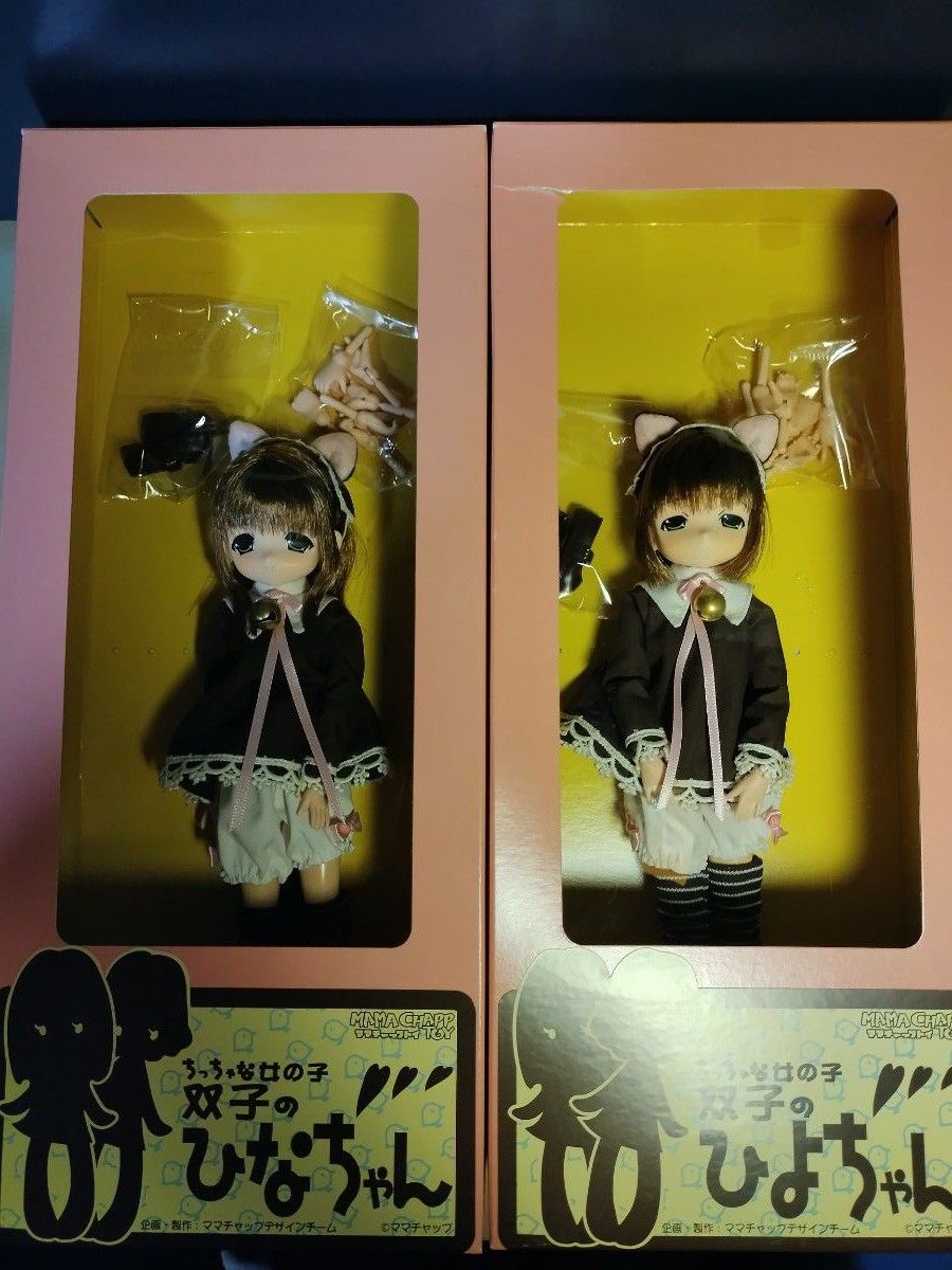 ママチャップトイ ちっちゃな女の子 双子のひなちゃん ねこみみロリータ ママチャップトイ ちっちゃな女の子 双子のひなちゃんひよちゃん