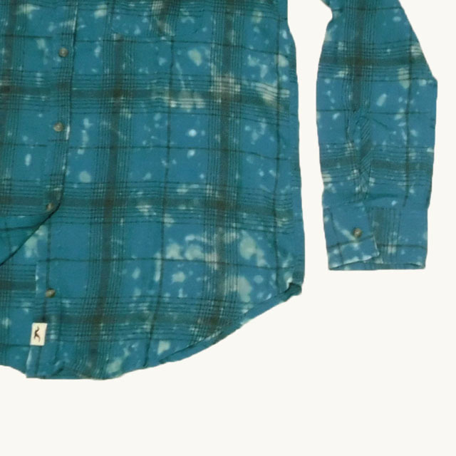 ★SALE★Hollister/ホリスター★ウォッシュ加工チェックシャツ (Green/S)_画像4