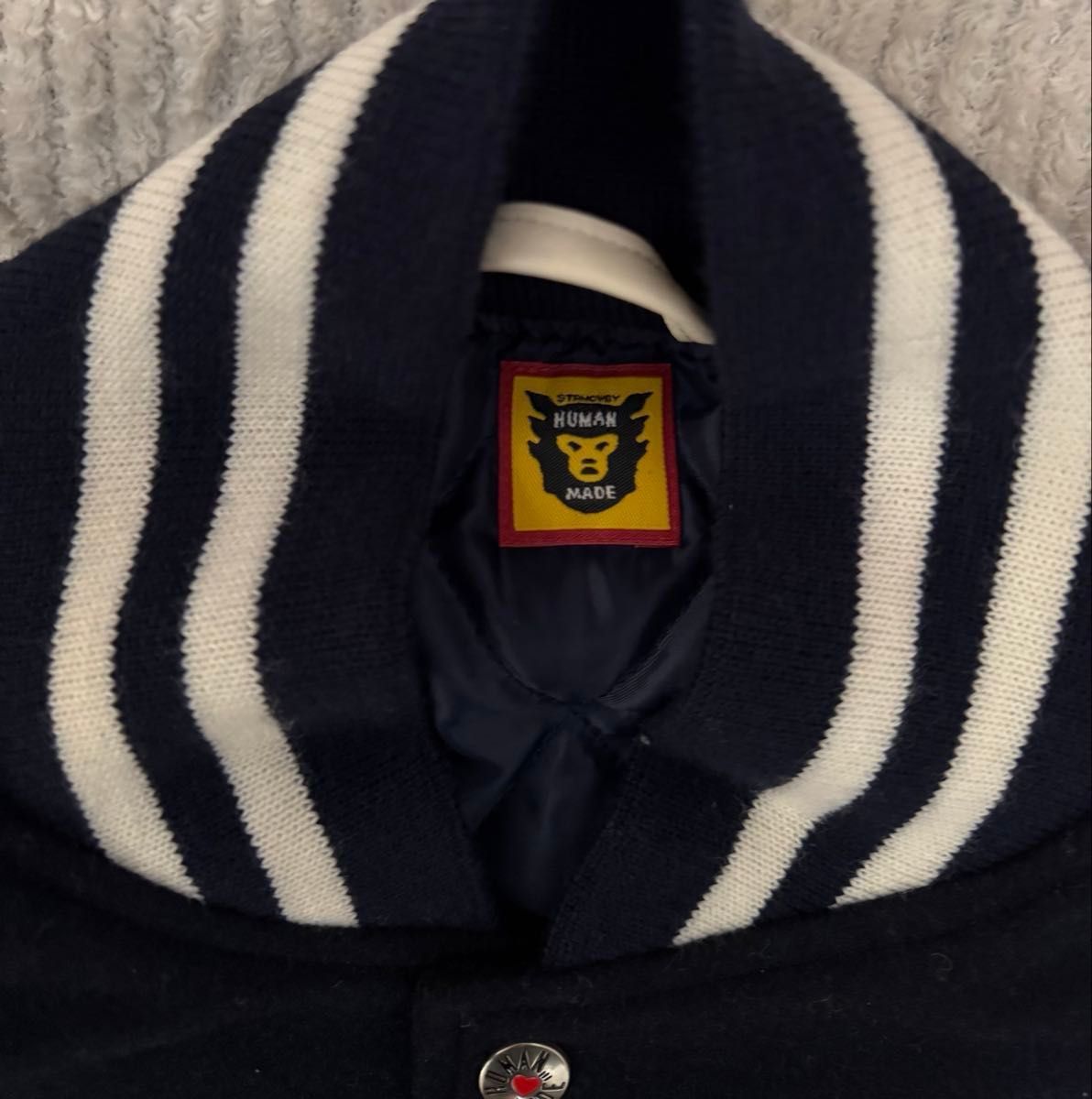 お値下げします HUMAN MADE x KAWS VARSITY JACKET お値下げします HUMAN MADE x KAWS VARSITY JACKET