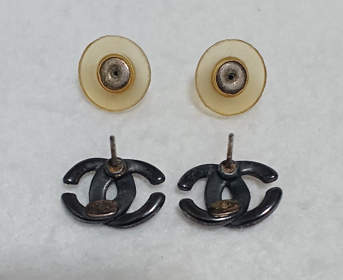 正規品】CHANEL シャネル ピアス 01A刻印 ココマーク 正規品】CHANEL シャネル ピアス 01A刻印 ココマーク