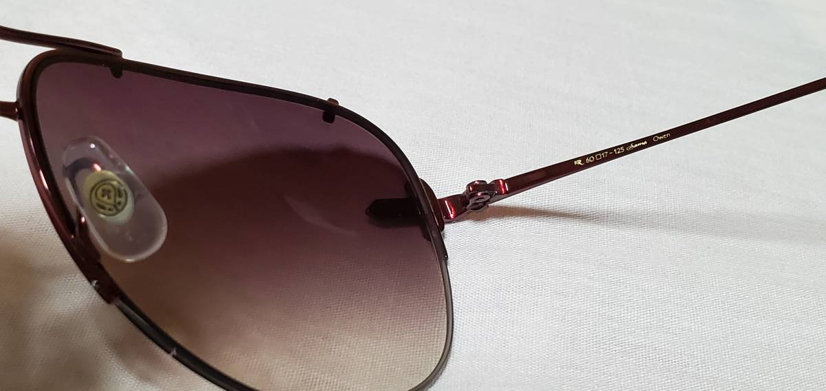  regular new old ultra rare Loree Rodkin Loree Rodkin daga-× luxury metal pink frame Teardrop sunglasses black series aviator 