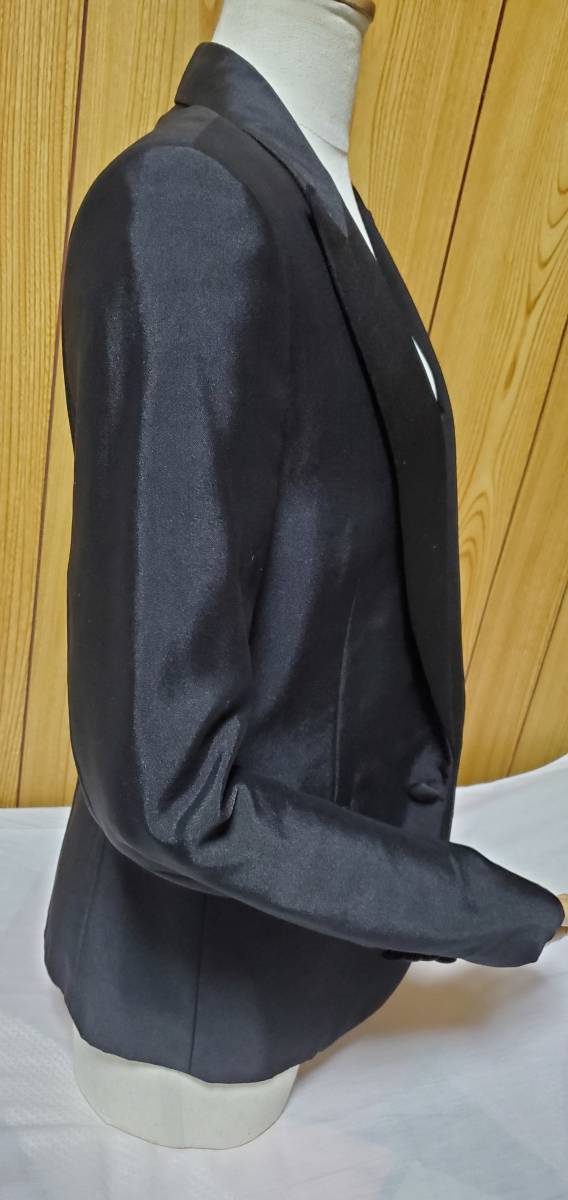 国内正規 ディオールオム スモーキングジャケット黒 最小38 タキシードスーツ テーラードジャケット 送無料
